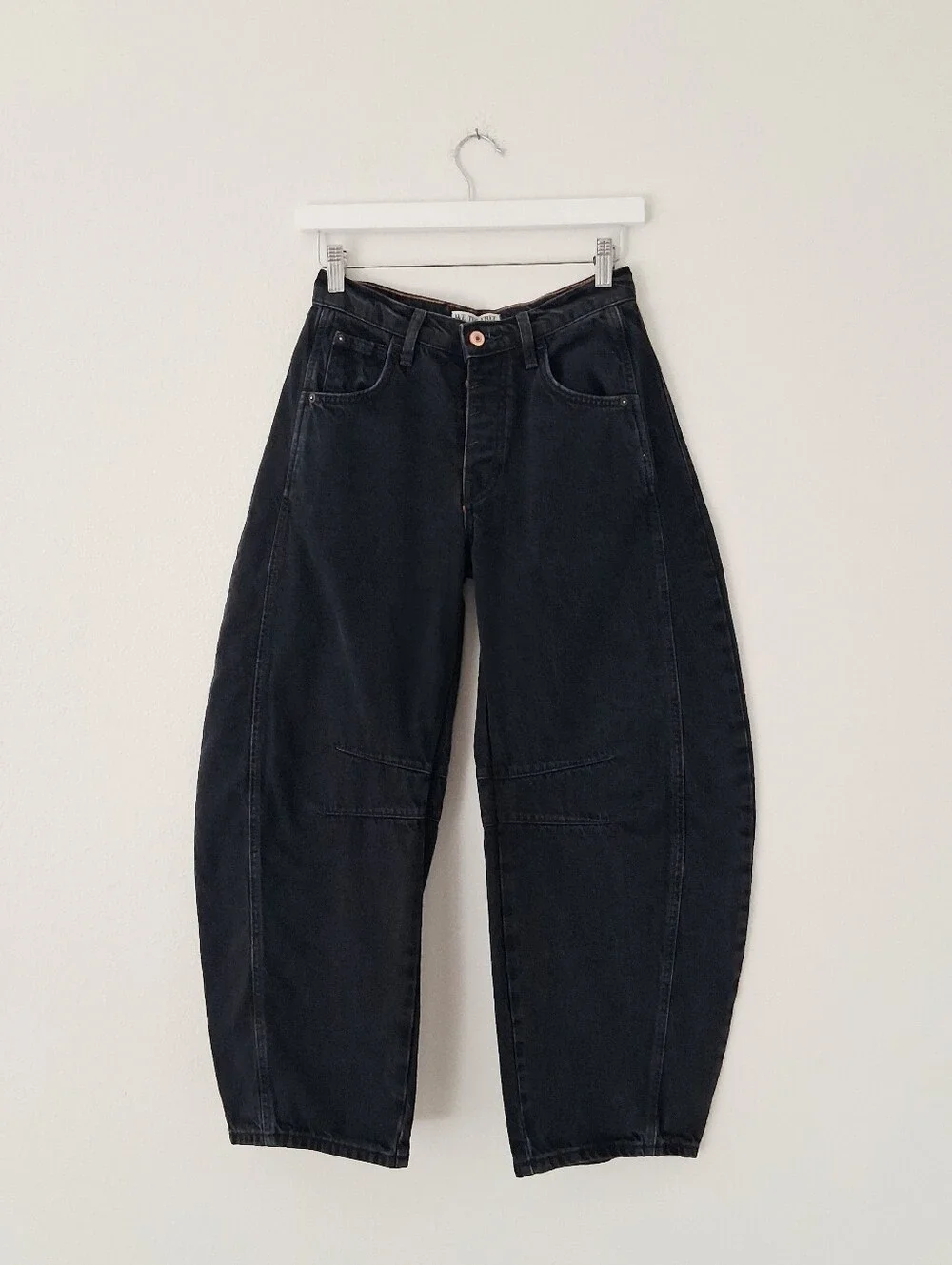 Free People We The Free Lucky You Mid Rise Barrel Soundwave